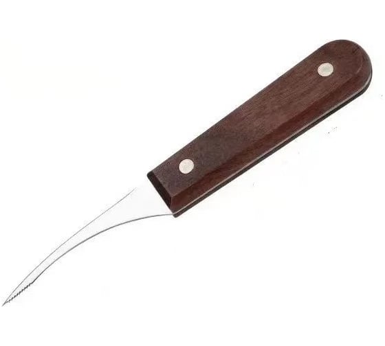 Изображение товара Инструмент для очистки креветок Homium с деревянной ручкой shrimp01