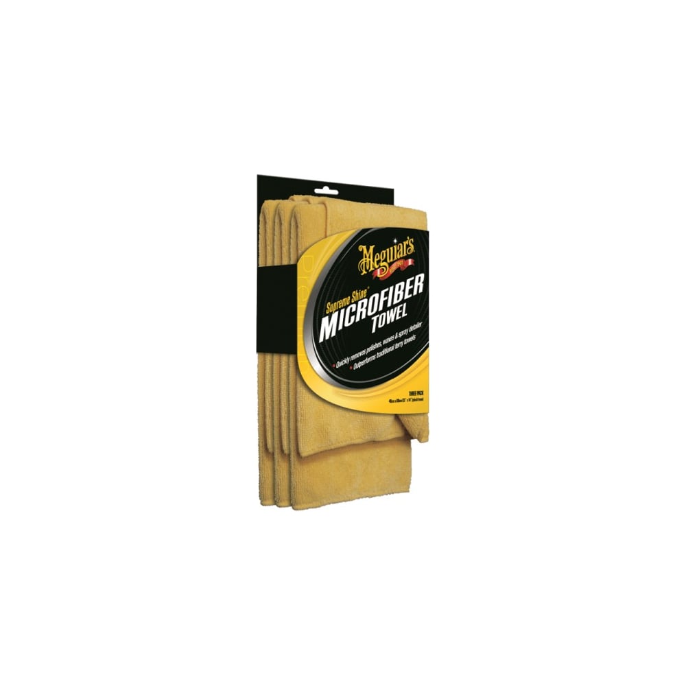 фото Микрофибровая салфетка meguiar's supreme shine microfiber towel x2020