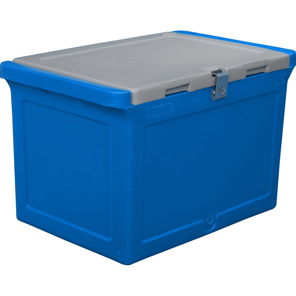 Изображение товара Контейнер 645х405х420 мм синий с крышкой для хранения и транспортировки