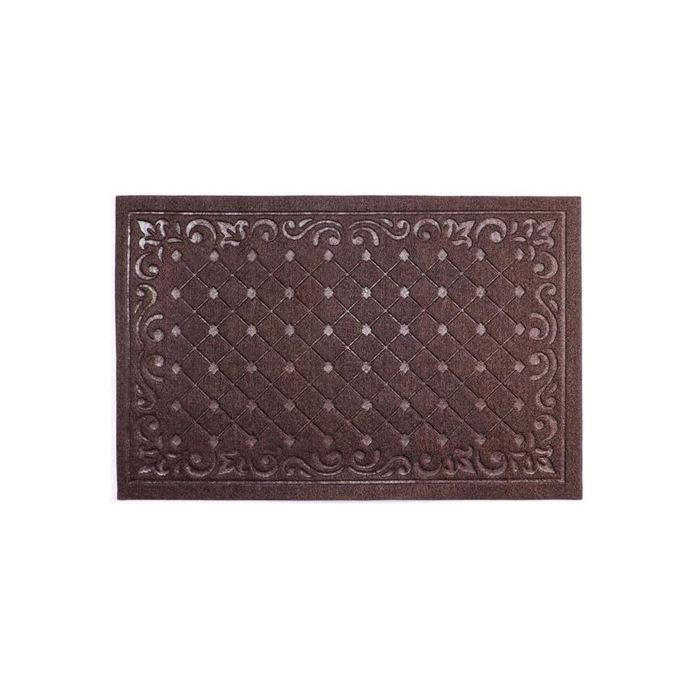 Изображение товара Влаговпитывающий коврик In'Loran с тиснением 40x60 см коричневый