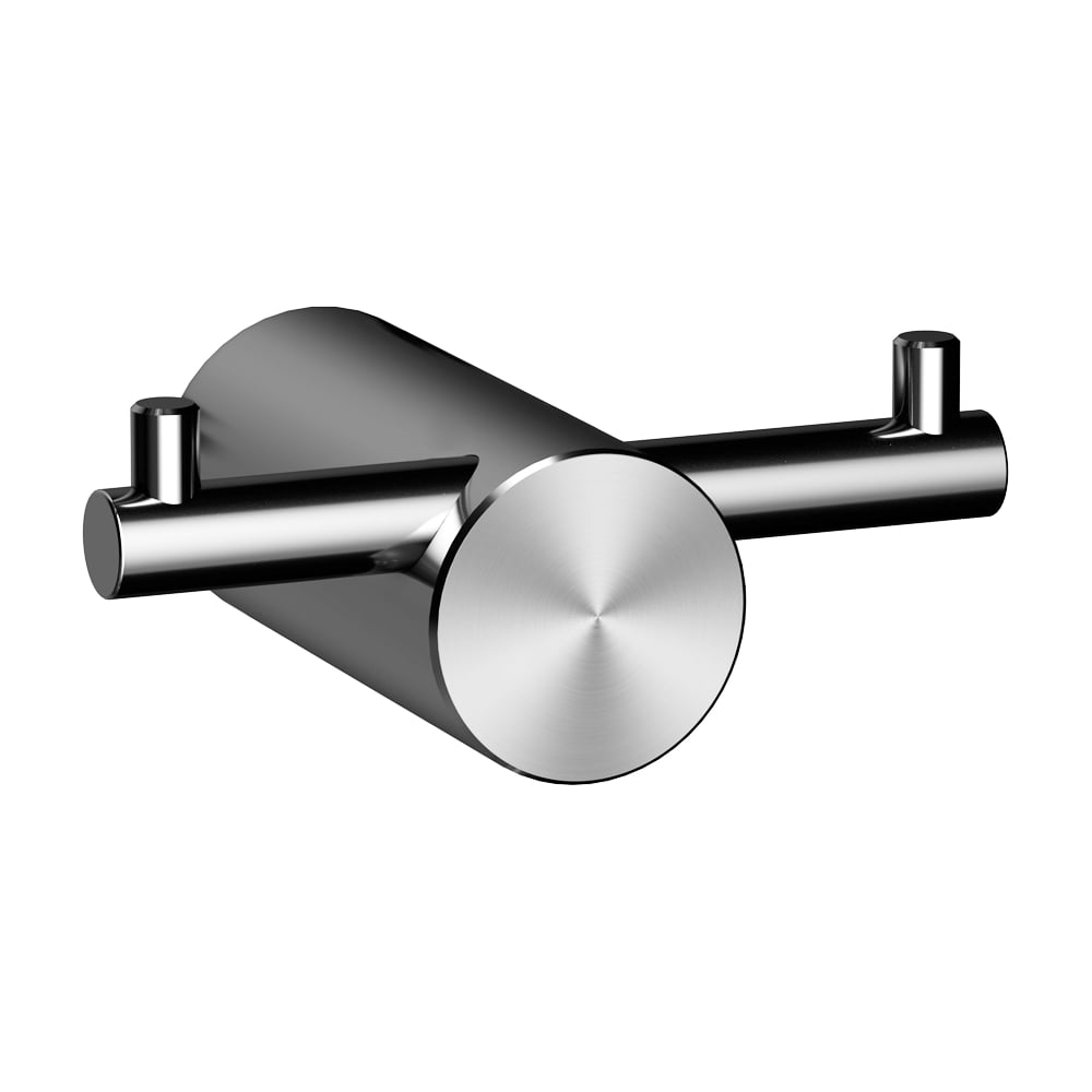 Изображение товара Крючок для ванной Raiber Graceful хром RP-80005 двойной без поворота
