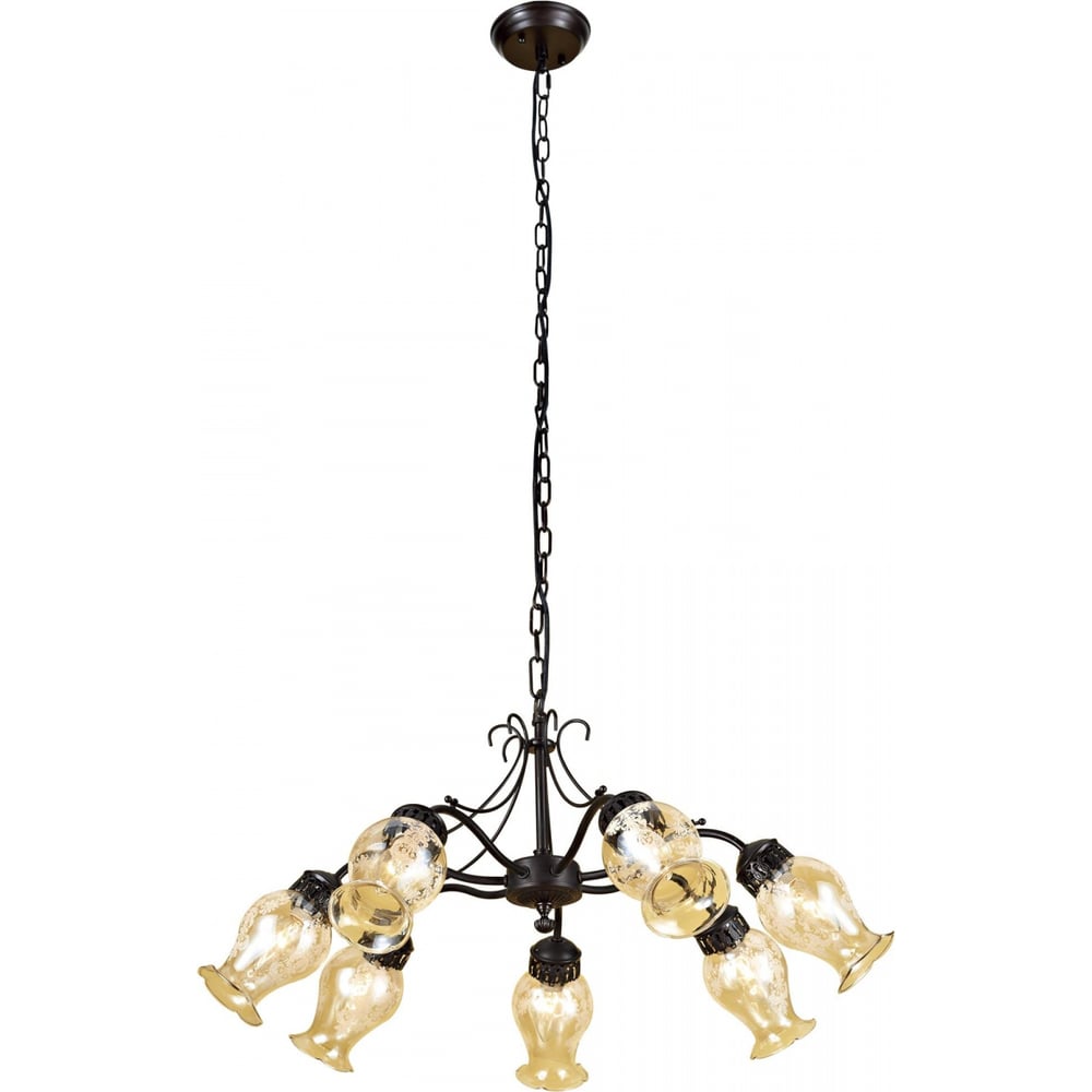 Изображение товара Люстра Citilux Метафора Кофейная CL413171 классическая подвесная с стеклянными плафонами