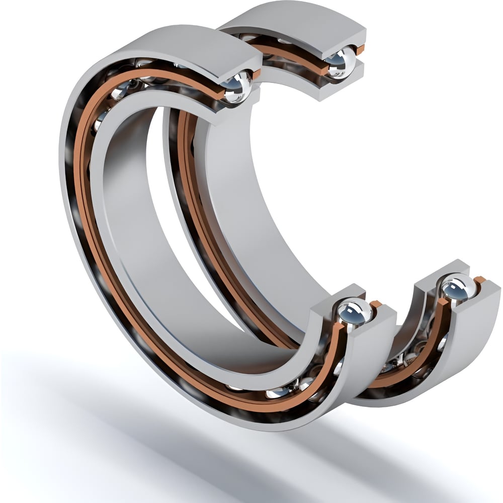 Изображение товара Подшипник DINROLL 7007CP4DGA шариковый двухрядный радиально-упорный