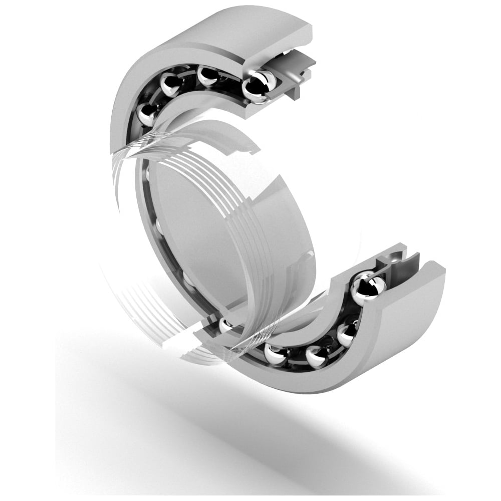 Изображение товара Подшипник DINROLL 1313K шариковый двухрядный радиальный сферический 140x140x33 мм