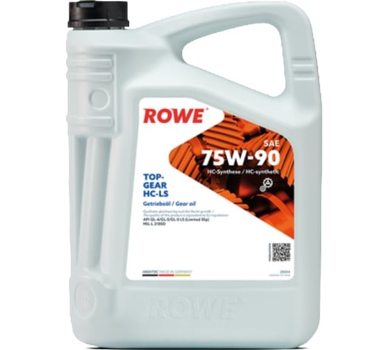Изображение товара Трансмиссионное масло ROWE HIGHTEC TOPGEAR SAE 75W-90 HC-LS 25004-0050-99