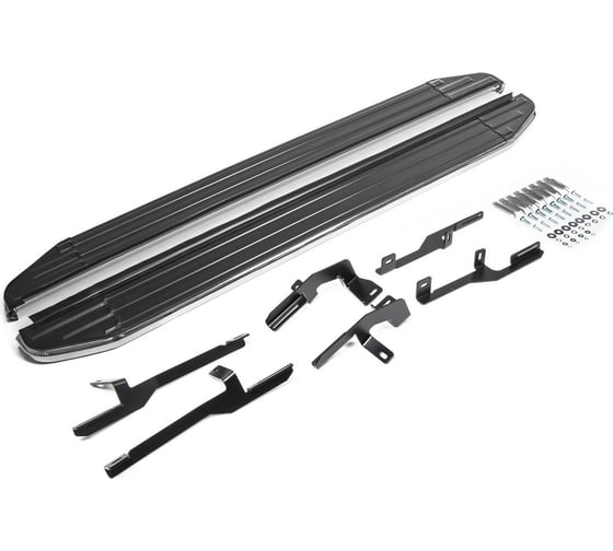 Изображение товара Алюминиевые пороги Rival Premium для Kia Sportage 2016-, 173 см, 2 шт  A173ALP.2309.2