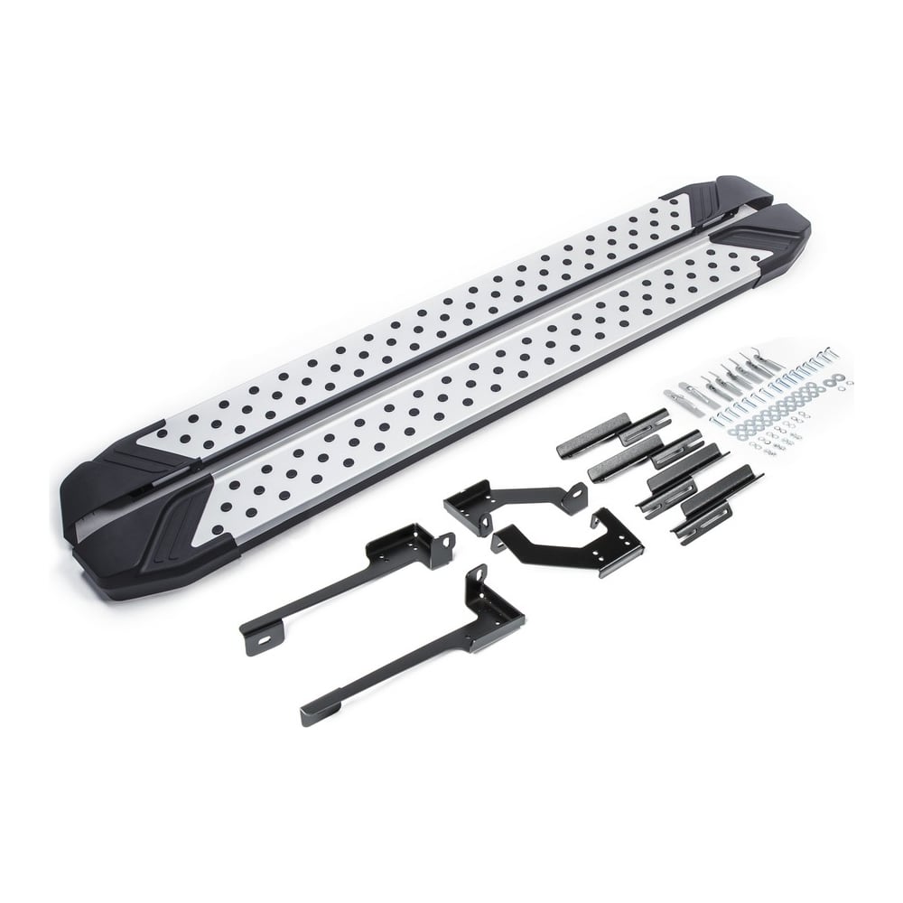 Изображение товара Пороги Rival Bmw-Style круг для Hyundai Creta 2016-2020 алюминий