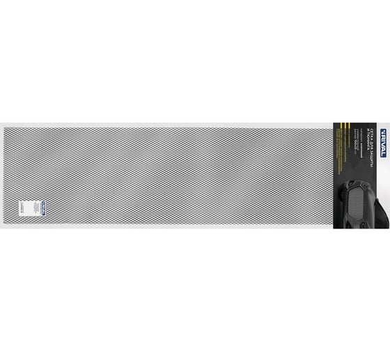 Изображение товара Универсальная сетка для защиты радиатора Rival 1000х250 R10, черная, 1 шт. индивидуальная упаковка INDIV.ZS.1001.1
