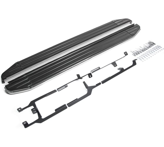 Изображение товара Пороги на автомобиль Rival Premium Volkswagen Touareg II 2010-2018, 193 см, 2 шт. A193ALP.5801.3