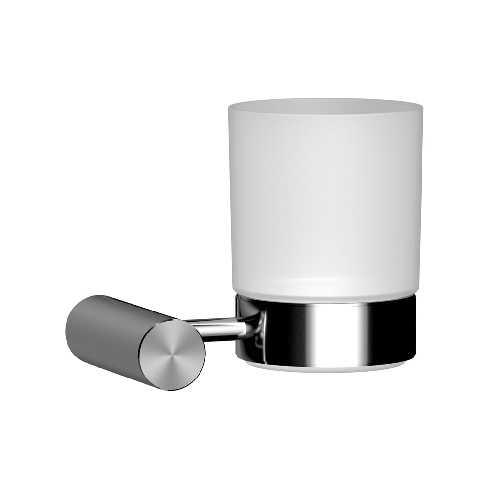 Изображение товара Стакан для ванной Raiber Graceful хром RP-80007 настенный прозрачный