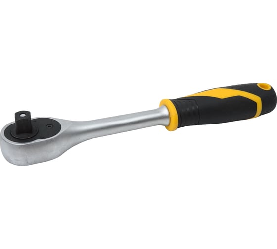 Изображение товара Трещотка TOLSEN GRIPro 1/2", 255 мм, 72 зубца, флажковая, с кнопкой 15120