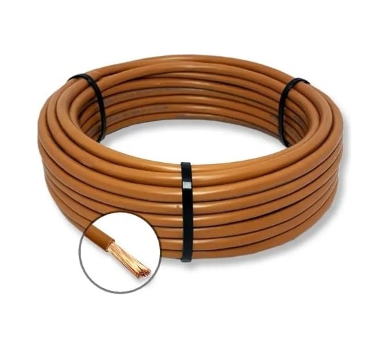 Изображение товара Электрический провод пугвнг(a)-ls ПРОВОДНИК 1x25 мм2 коричневый, 30м OZ249941L30