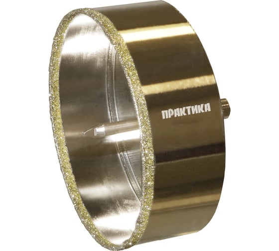 Изображение товара Коронка алмазная по керамограниту/керамике Профи (120х70 мм) ПРАКТИКА 917-767