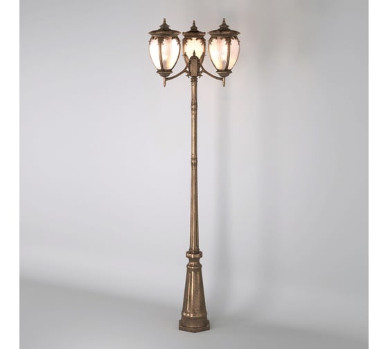 Изображение товара Садово-парковый светильник Elektrostandard GLYF-8024F/3 / черное золото a028000