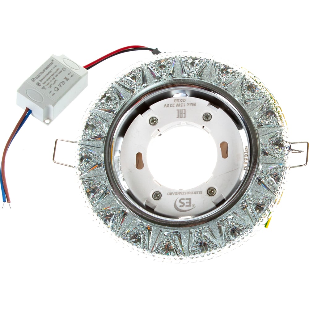 фото Встраиваемый светильник elektrostandard 3022 gx53 / cl прозрачный a037066