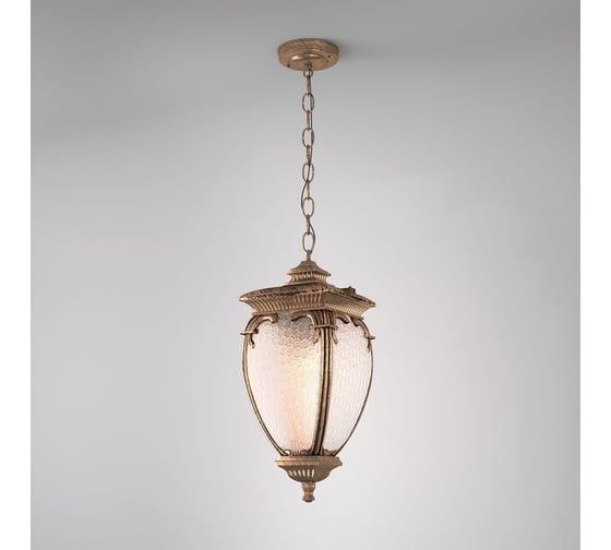 Изображение товара Садово-парковый светильник Elektrostandard GLYF-8024H / черное золото a027997