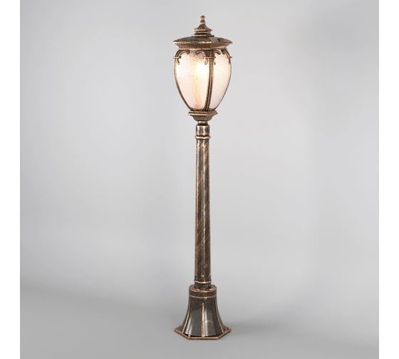 Изображение товара Садово-парковый светильник Elektrostandard GLYF-8024F черное золото a027998