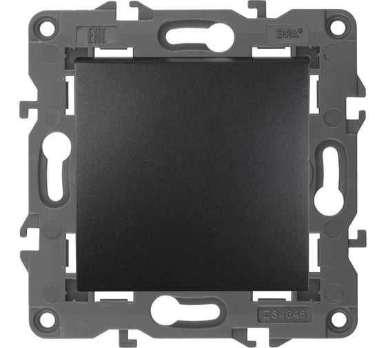 Изображение товара Промежуточный переключатель ЭРА Elegance 10АХ-250В, IP20, антрацит 14-1108-05 Б0034261