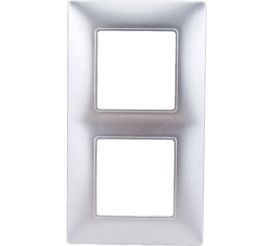 Изображение товара Рамка ЭРА 14-5002-03 на 2 поста, Elegance, алюминий Б0034389