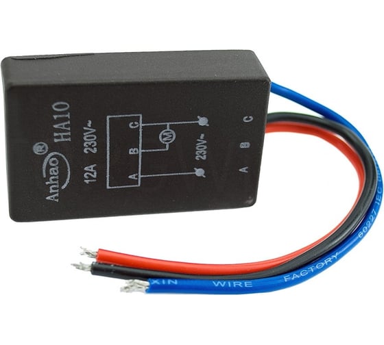 Изображение товара Выключатель плавный пуск до 2.5 кВт (HA10 12A 230V) TORGWIN KG0181