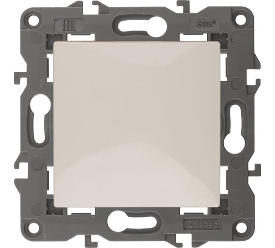 Изображение товара Промежуточный переключатель ЭРА Elegance 10АХ-250В, IP20, сл.кость 14-1108-02 Б0034258