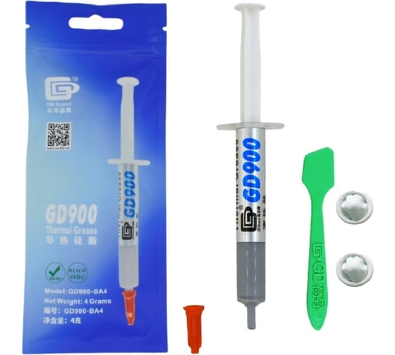 Изображение товара Термопаста GD-900 BA4 4 гр TERABIT GD900-BA4
