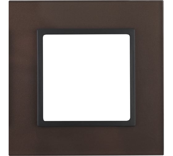 Изображение товара Рамка ЭРА 14-5101-13 на 1 пост, стекло, Elegance, бронза+антрацит Б0034475