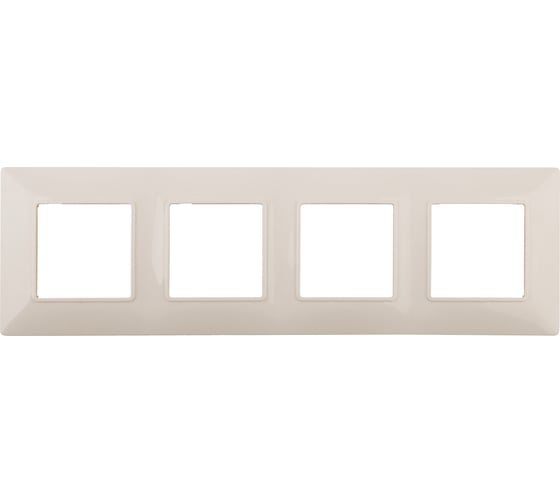Изображение товара Рамка ЭРА 14-5004-02 на 4 поста, Elegance, слоновая кость Б0034400