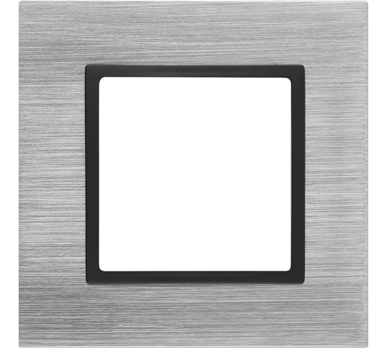 Изображение товара Рамка ЭРА 14-5201-41 на 1 пост, металл, Elegance, сталь+антрацит Б0034545