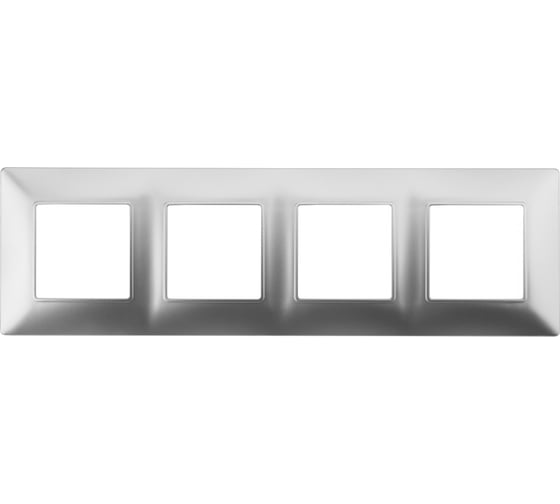 Изображение товара Рамка ЭРА 14-5004-03 на 4 поста, Elegance, алюминий Б0034401