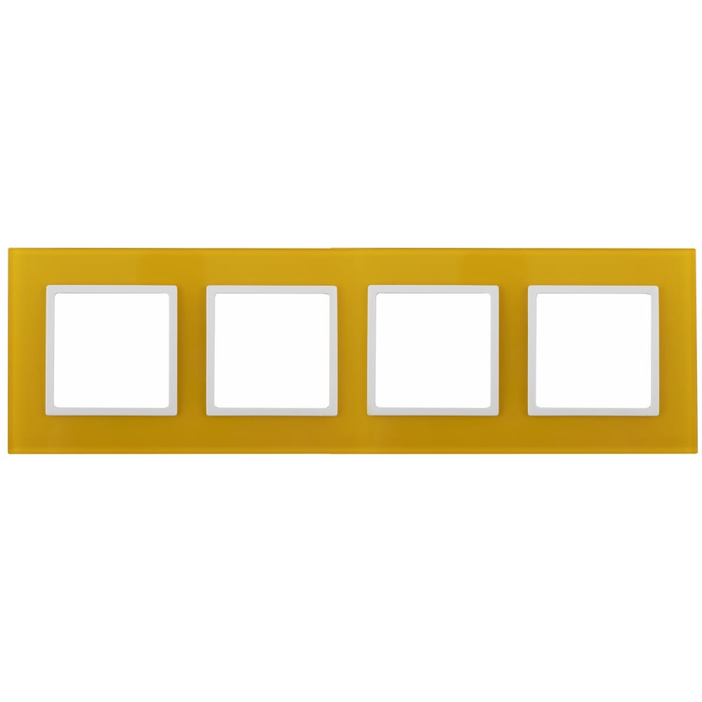Рамка ЭРА рамка с интегрированным т держателем pft a4 желтый