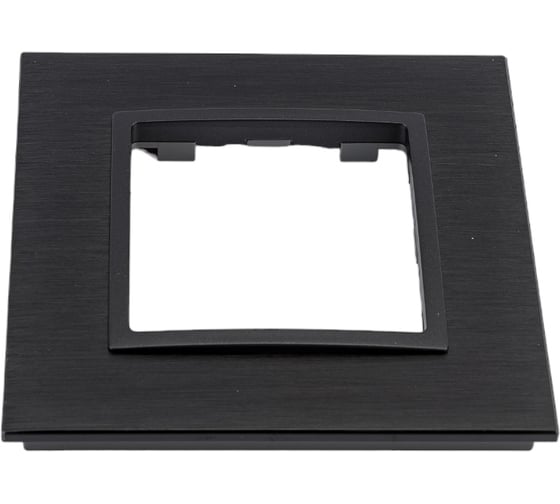 Изображение товара Рамка ЭРА 14-5201-05 на 1 пост, металл, Elegance, чёрный+антрацит Б0034543
