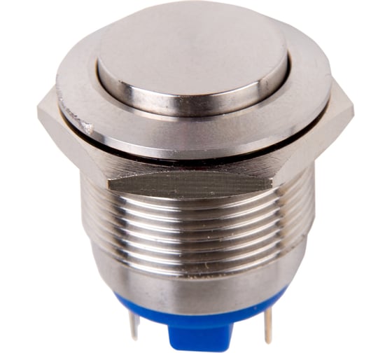 Изображение товара Антивандальная кнопка d19, без фиксации (2с), выкл-(вкл), выпуклая (PBS-28В-4), 10 шт. REXANT 36-3412