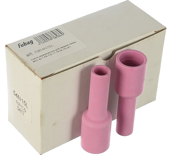 Изображение товара Сопло керамическое газовая линза (2 шт; №7L; 11 мм) для FB TIG 17-18-26 FUBAG FB54N15L