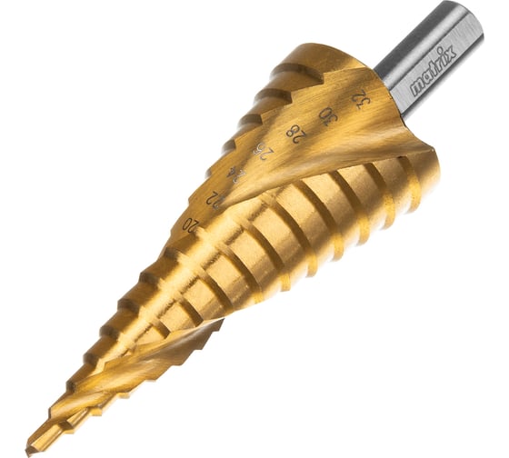 Изображение товара Сверло ступенчатое (4-32 мм; HSS) MATRIX 72359