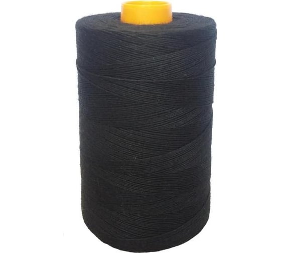 Изображение товара Прошивная нить Комус лавсан, черная, 1000 м 732824