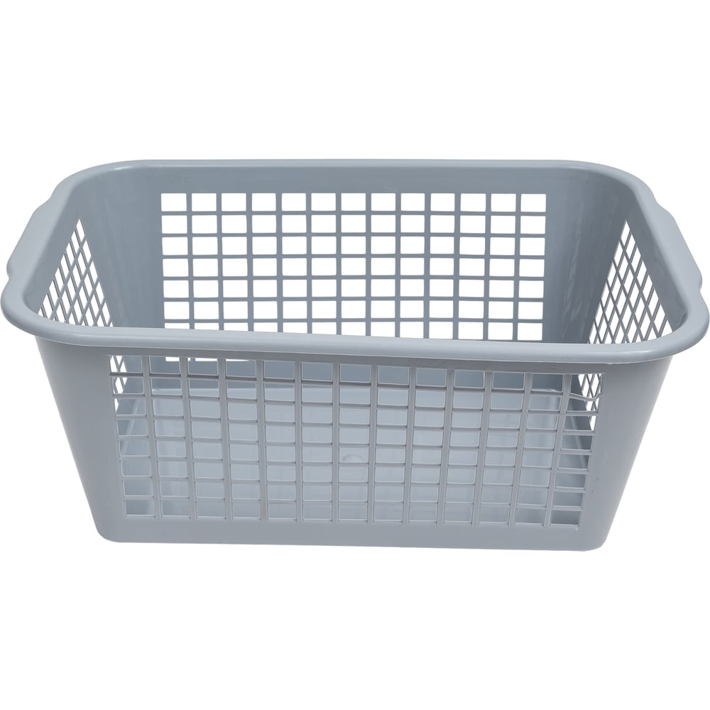 Изображение товара Корзинка Полимербыт 12 л 370x260x150 мм пластиковая для хранения