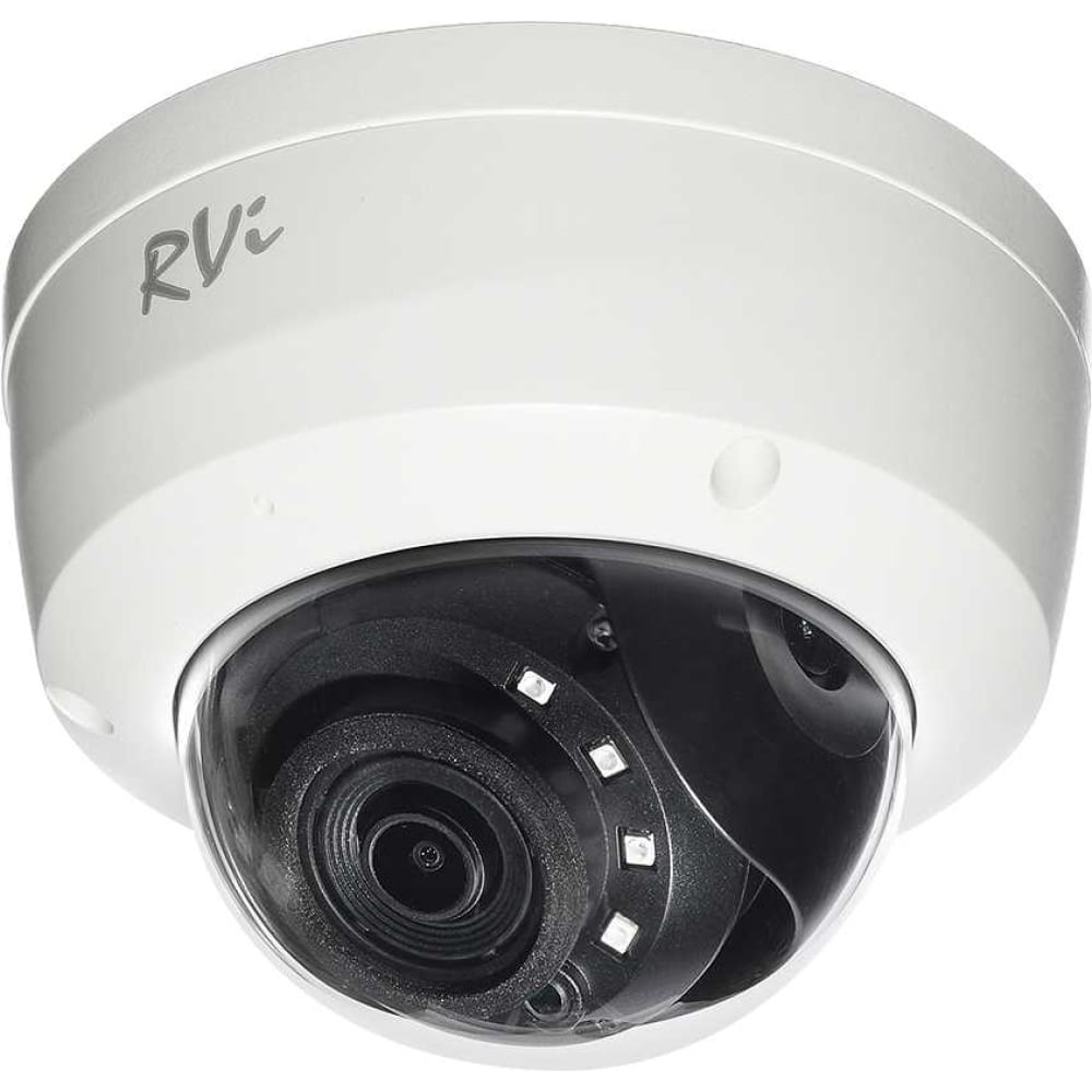 Купольная IP-камера RVI уличная купольная 2 мп ip камера с exir подсветкой до 30 м hiwatch ds i252w e 2 8mm