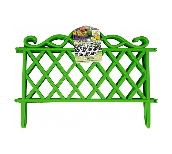 Изображение товара Садовый заборчик Полимербыт 5 секций 437040000