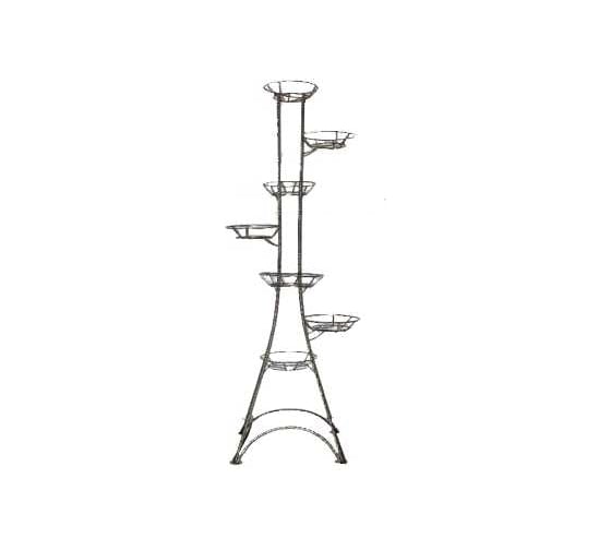 Изображение товара Напольная подставка ПРОФСАНМОНТАЖ Березка витая, на 7 горшков, 4-х гранная, 151х59х59 см 016861