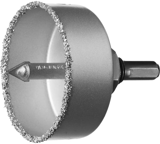 Изображение товара Коронка-чашка в сборе с державкой и сверлом ЗУБР Профессионал 67х25 мм, карбид-вольфрамовая крошка 33360-067_z01