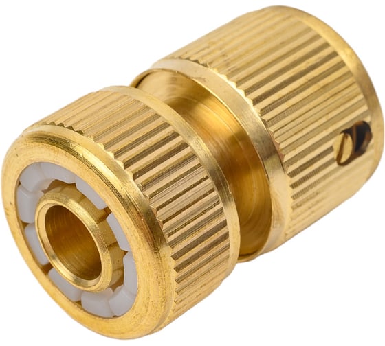 Изображение товара Соединитель латунный быстросъемный для шланга 1/2" PALISAD 66264