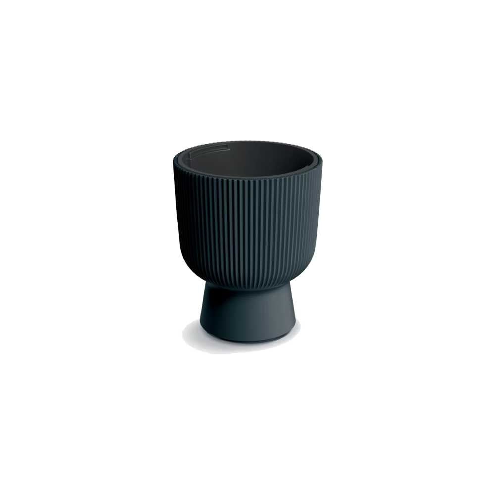 Изображение товара Кашпо с вкладышем Prosperplast MILLY диаметром 39 см антрацит 20 л для растений