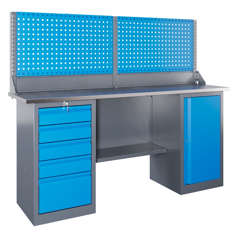 Изображение товара Верстак Верстакофф SLF 181.57-1 116209 с двумя тумбами