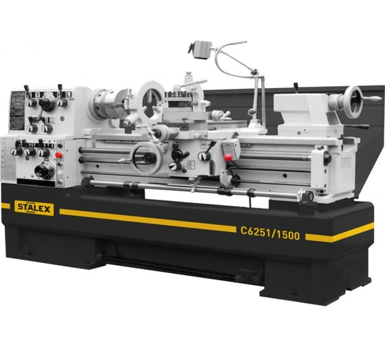 Изображение товара Токарно-винторезный станок, зона обработки 510х1500 мм,с УЦИ, 380 В Stalex C6251/1500