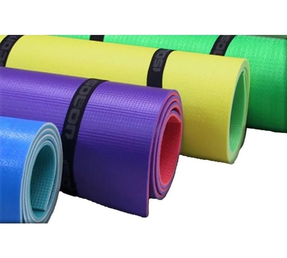 Изображение товара Гимнастический коврик ООО Комус 180x60x0,8 см, двухцветный stp0017941 1623373