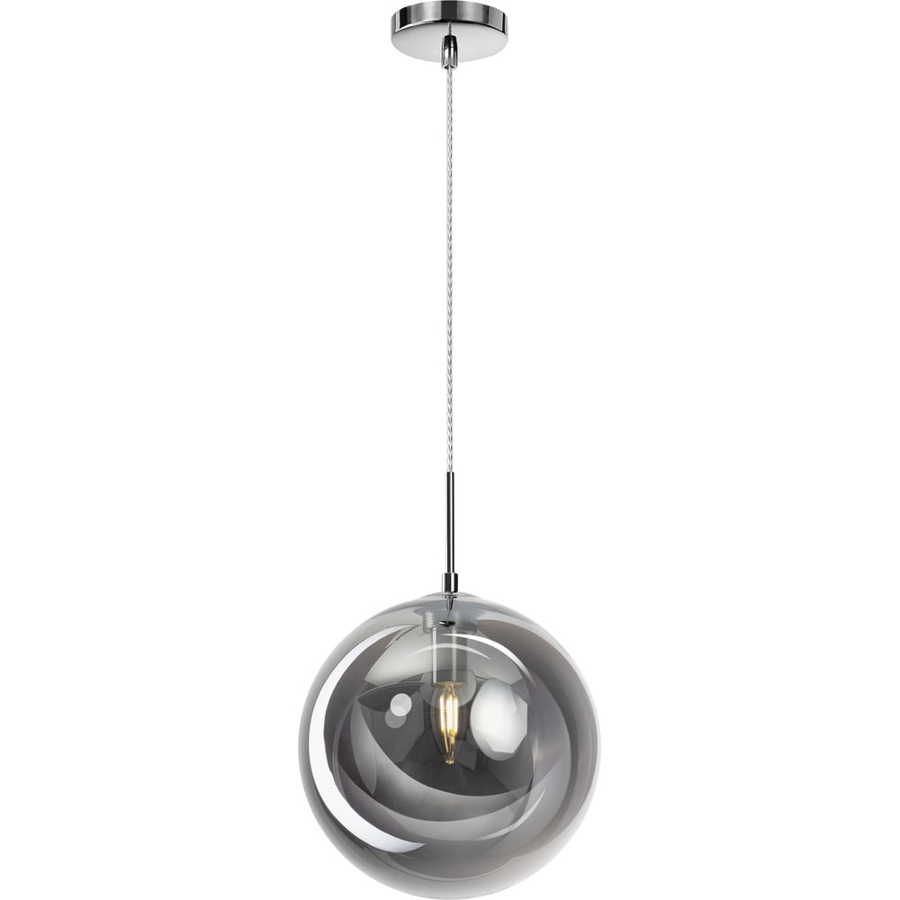 Изображение товара Подвесной светильник Citilux Томми хром с дымчатым плафоном E14