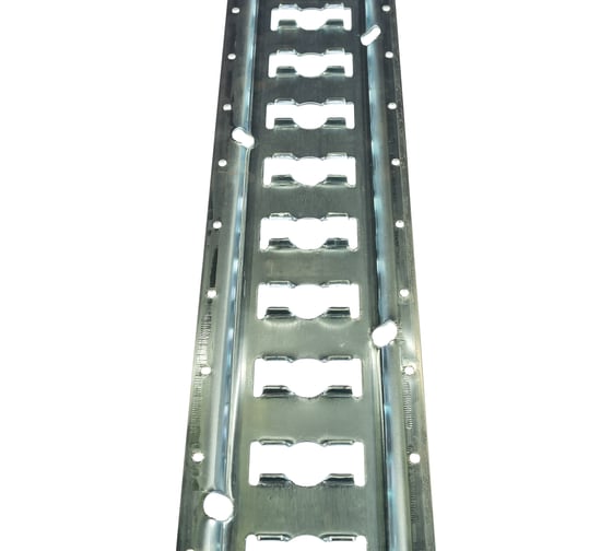 Изображение товара Такелажная стальная оцинкованная рейка РОМЕК 3.048 м 2000000134512