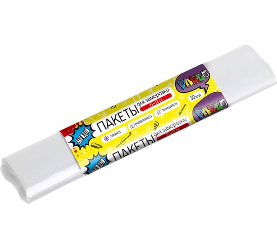 Изображение товара Пакеты для заморозки Parlo 14 мкм, рулон 30 шт 250730