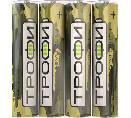 Изображение товара Батарейки Трофи R03-4S Классика Б0012907